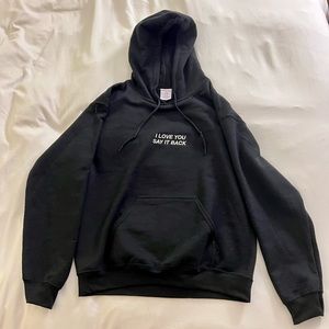 NEW & UNWORN Lonely Ghost “I Love You Say It Back” sweatshirt